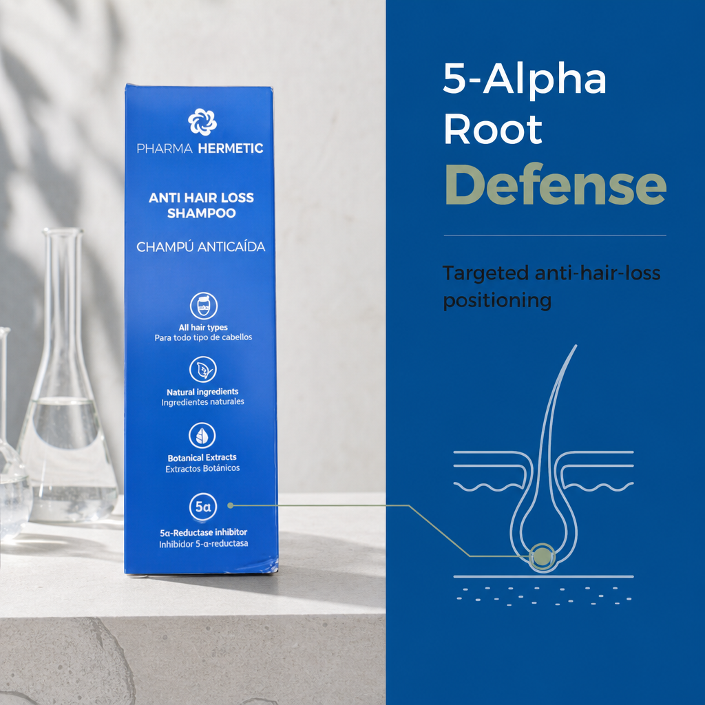 Pharma Hermetic Anti Hair Loss Shampoo Blue line