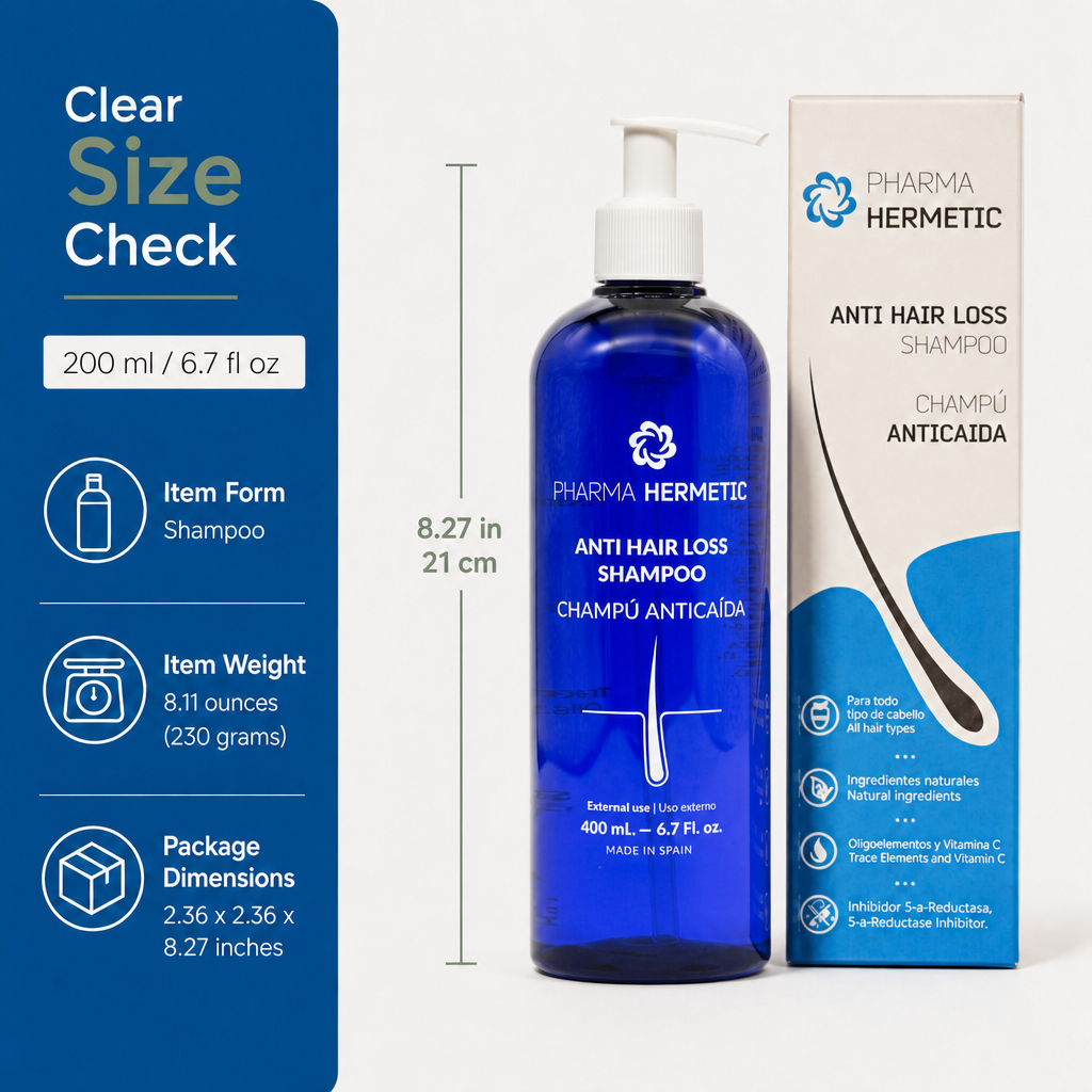 Pharma Hermetic Anti Hair Loss Shampoo Blue line