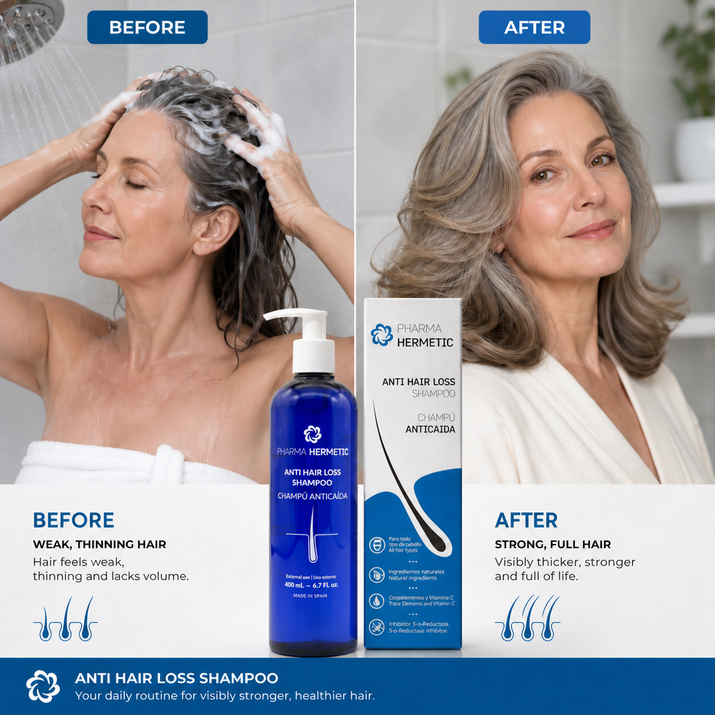 Pharma Hermetic Anti Hair Loss Shampoo Blue line