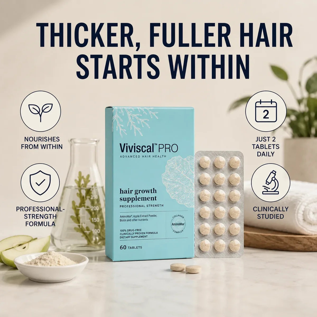 VIVISCAL PRO 120 ct