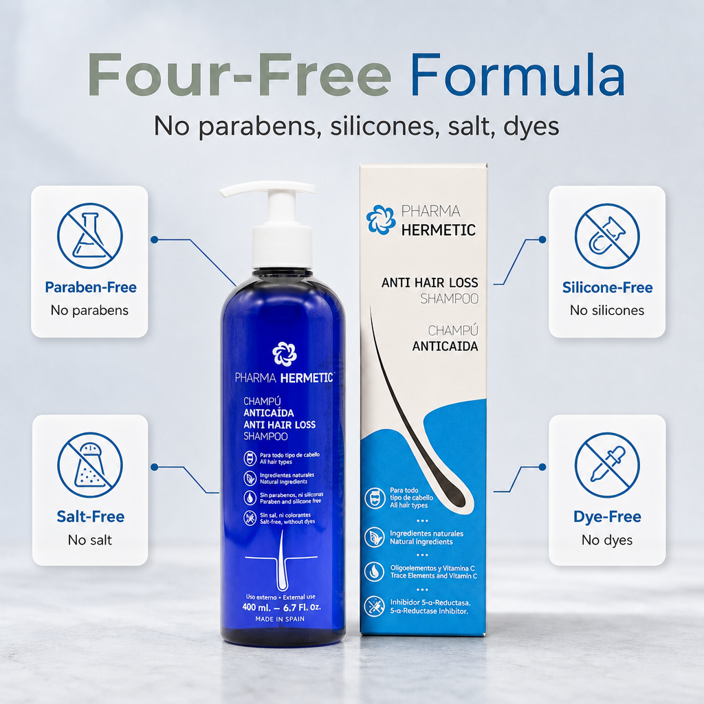 Pharma Hermetic Anti Hair Loss Shampoo Blue line