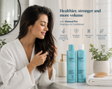 Professional Strength Hair Growth Supplement Tablets 180 Tablets & Viviscal Professional Thickening Shampoo-Researched Formula