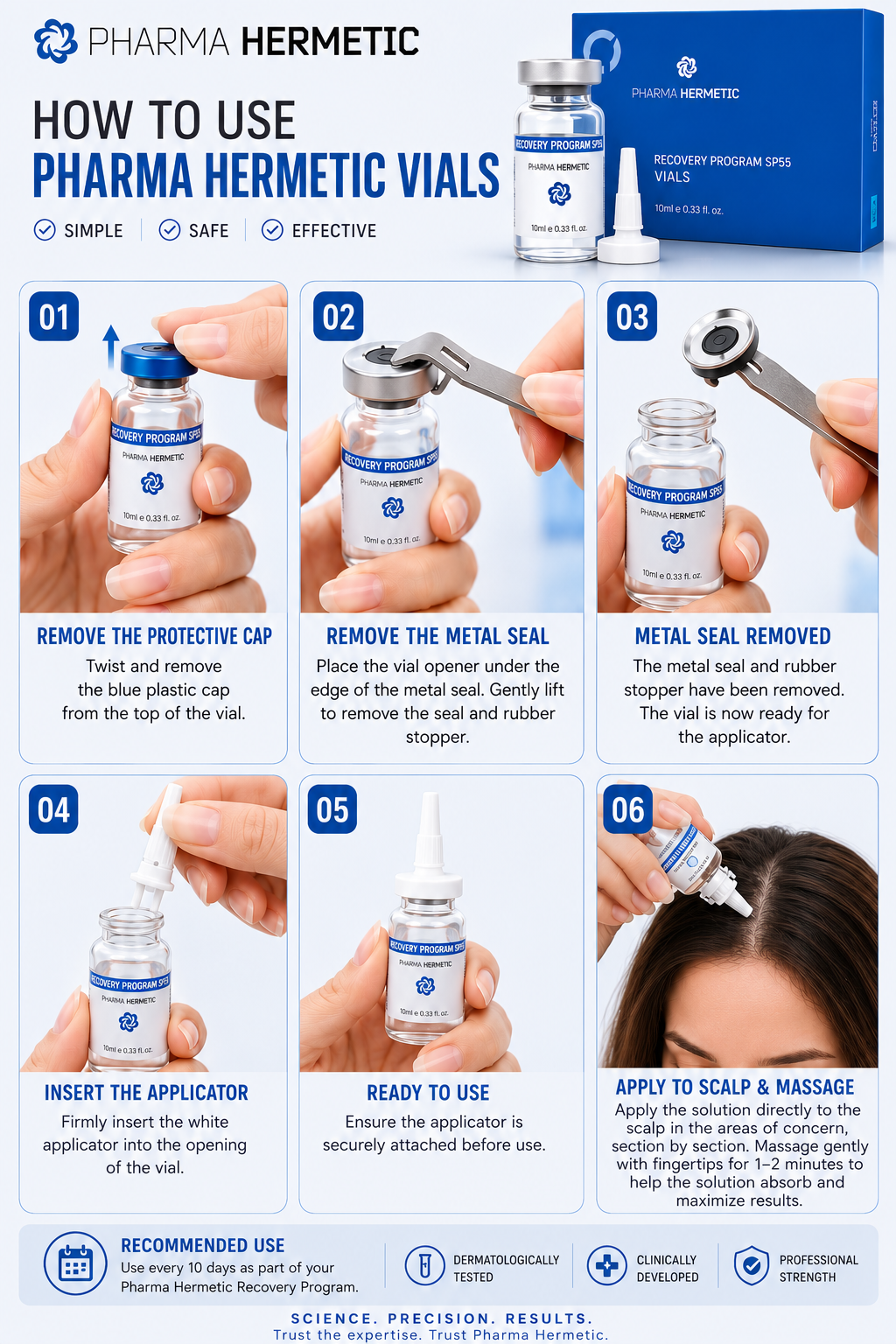 Experience Thicker, Fuller Hair By Applying Just Once Every 10 Days