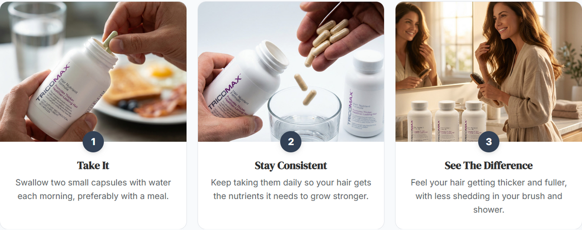 Experience Thicker, Fuller Hair In 3 Easy Steps