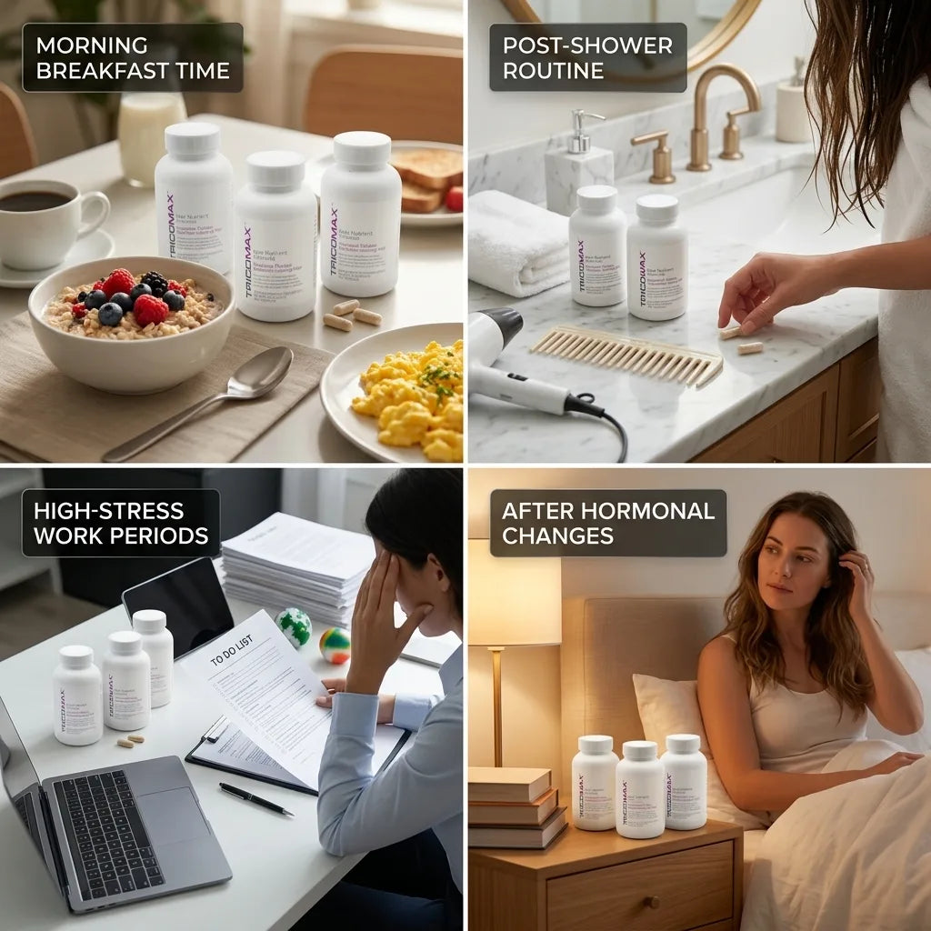When To Use The TricoMax™ Hair Nutrient Formula