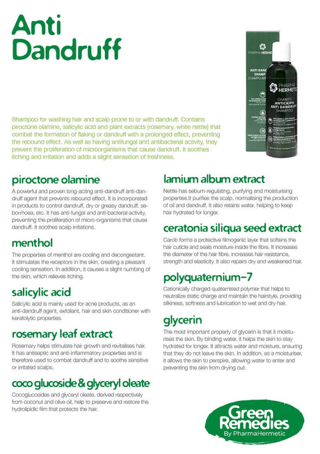 P.H. Anti-Dandruff Shampoo (Green Line)