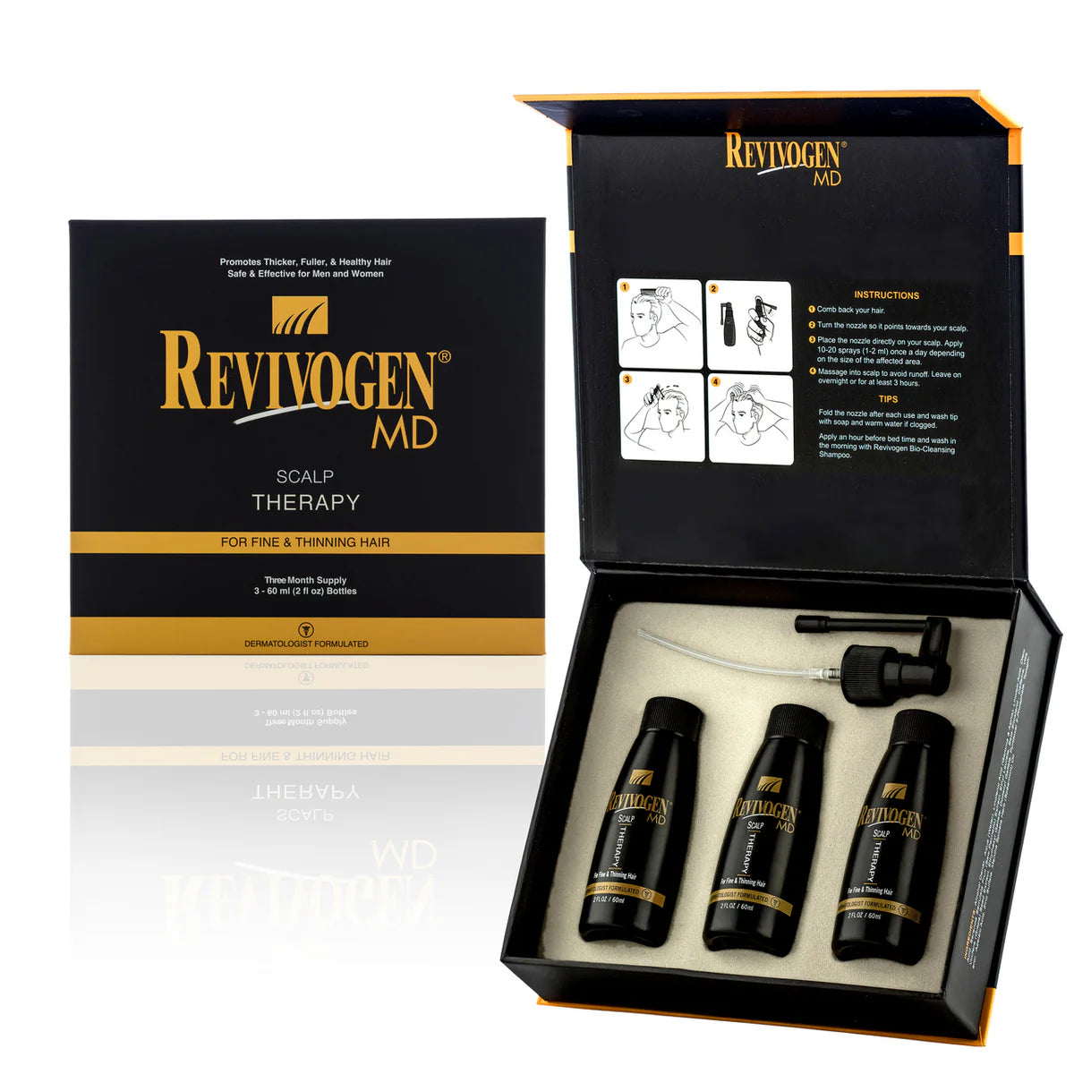 Revivogen MD 90 -Day Hair Regrowth Scalp Therapy Kit